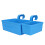 Blue Poolside Storage Basket with Cup Holder, 2.3in Rail, Plastic 13
