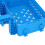 Blue Poolside Storage Basket with Cup Holder, 2.3in Rail, Plastic 8