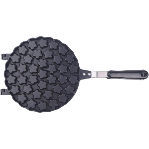 Double-Sided Egg Waffle Maker Aluminum Alloy, Nonstick, Bubble Waffle Shape, Easy to Clean 2