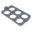 Silicone Egg Ring Tray, 6 Detachable Pancake & Sandwich Rings 1