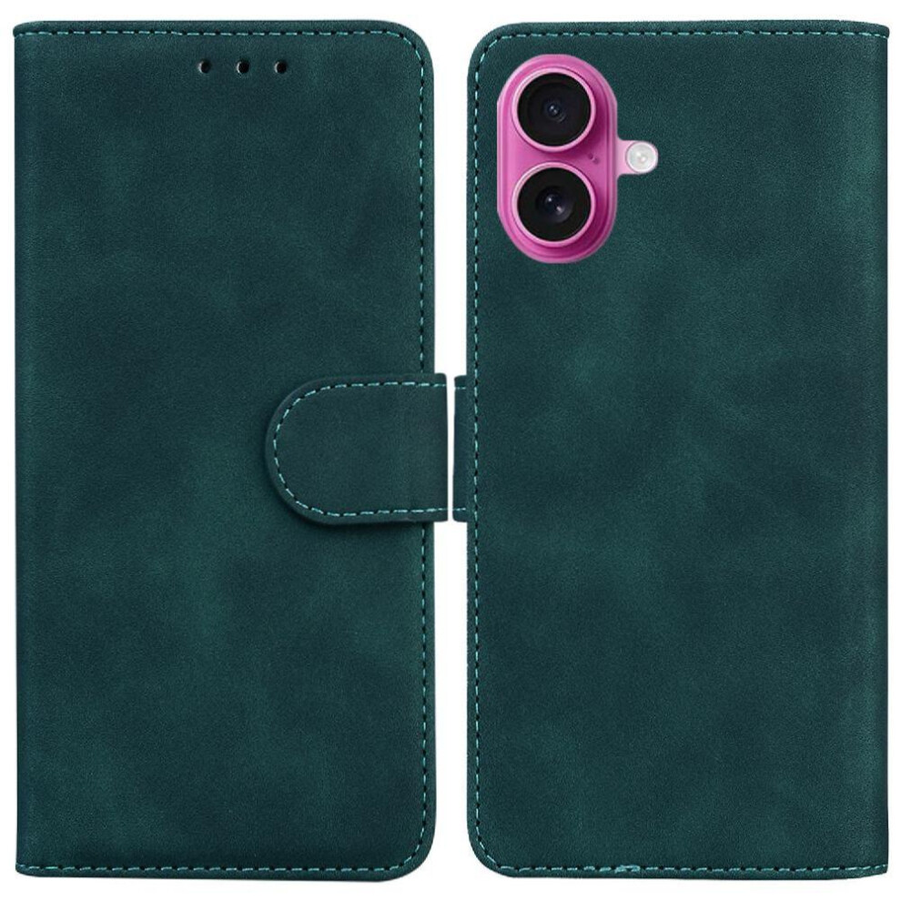 (Green) Flip Case For Iphone 17 Premium Pu Leather Stand Holder Magnetic Card Slot Green 764563146918