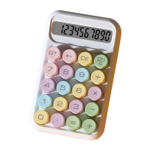 Calculatrice scientifique LCD blanche à 10 chiffres 9,5  15 cm