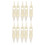 10 pezzi passafilo automatico per ago 1x7,1 cm bianco 1