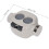Mini Knock Box per caffè 0,5 L ABS Grigio Portatile 2