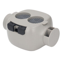 Mini Knock Box per caffè 0,5 L ABS Grigio Portatile