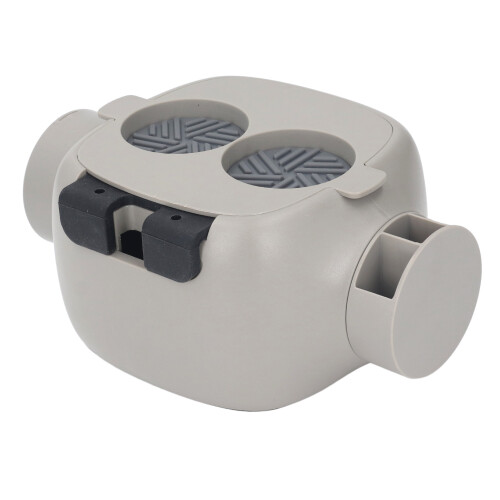 Mini Knock Box per caffè 0,5 L ABS Grigio Portatile