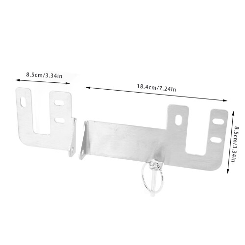 W906 2006–2018 Edelstahl hintere Tür Prick Stop Lock 1