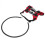 Blind Dog Ring Harness Red M | Adjustable, Sturdy, Aluminum & Foam 14