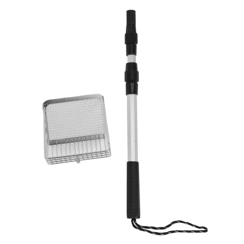 Recogedor extensible de heces para pollos de acero inoxidable 2
