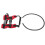 Blind Dog Ring Harness Red M | Adjustable, Sturdy, Aluminum & Foam 1