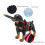 Blind Dog Ring Harness Red M | Adjustable, Sturdy, Aluminum & Foam 5