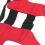 Blind Dog Ring Harness Red M | Adjustable, Sturdy, Aluminum & Foam 12
