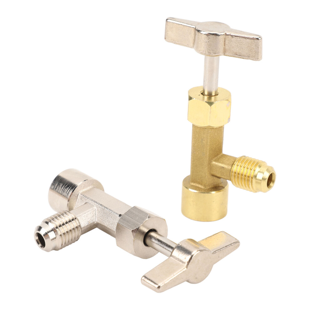 High Strength Brass R134a Can Tap & Valve Core Tool For Ac Refill 8301334113742