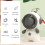 Ventilatore portatile Astronaut USB 300mAh mini bianco 4
