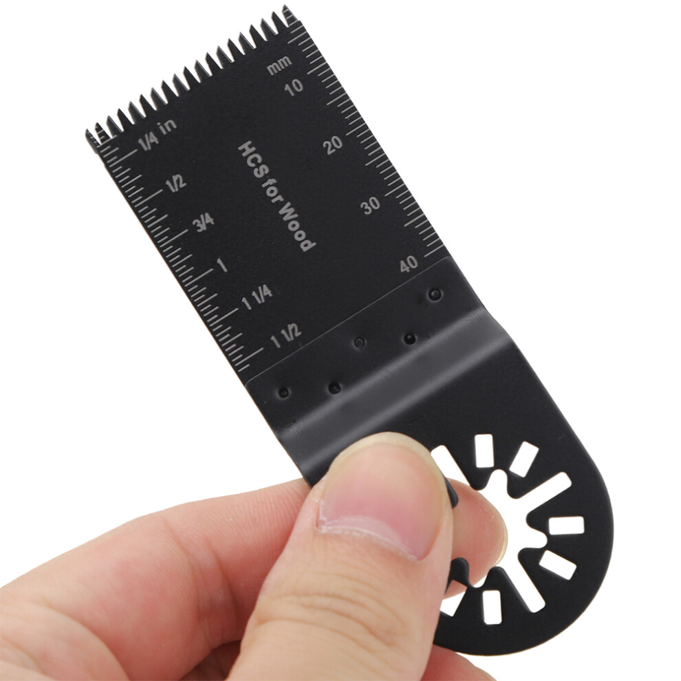 Durable 5Pcs Oscillating Saw Blades High Carbon Steel For Wood Plastic Work 7891334115279