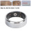 Intelligenter Ring 18 mAh, Größe 8 Silber ID 18,1 mm 2