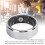 Smart Ring 18 mAh ID 20,6 mm Silber Größe 11 IP68 6