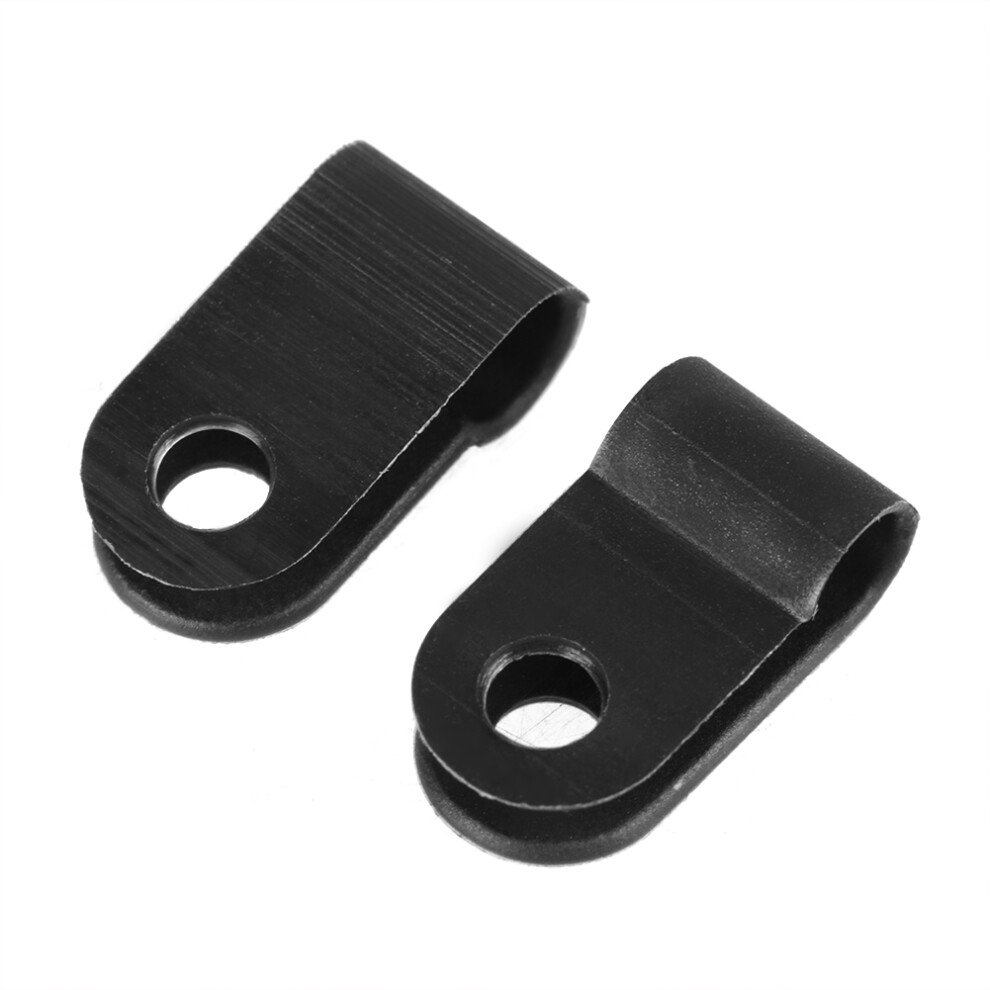 200Pcs Black Nylon P Clips Clamp Kit For Wires Cables Pipes 6901334118604
