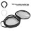 Borsa termica per il collo nera 22 x 22 x 6,5 cm 2-4h 4