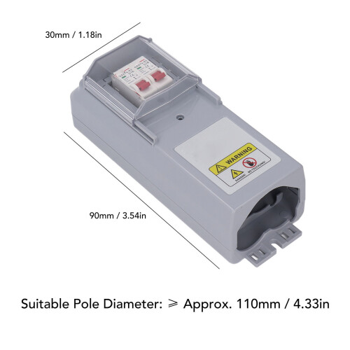 SGKJ-16/2 230V/400V 16A Außenbox Ø110mm 1