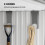 Outsunny Outsunny 6.5x4FT Garden Shed Lockable Metal Tool Shed Grey 4