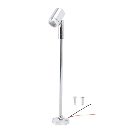 Mini spot LED DC12V in alluminio 21 cm 60 g argento 2