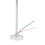 Mini spot LED DC12V in alluminio 21 cm 60 g argento 12