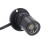 Foco USB mini 1-2 lámparas 20mm cabeza negra 7