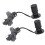 Foco USB mini 1-2 lámparas 20mm cabeza negra 1