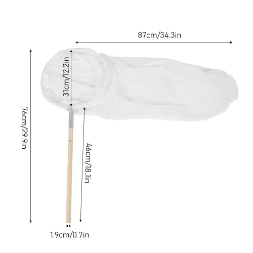 Scalewing Fliegennetz, 233,00 g, 31 cm Ring, 46 cm Stange 1