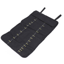 Funda enrollable de lona para herramientas, 22 bolsillos, impermeable