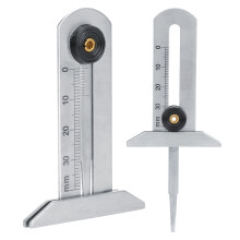 Stainless Steel Tire Tread Depth Gauge 0-30mm Measuring Tool