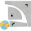 Wavy Quilt Pattern, Fan Quilt Template, Cutting Ruler Set, Fan-Shaped Sewn Design, Storage Solution, 132 g 5