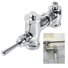 Sturdy Brass Urinal Flush Valve G1in - Adjustable Design 105-115mm