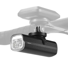 negro 4500mAh luz delantera de liberación rápida 113x34x30mm