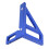 Équerre de menuiserie Rapporteur 45-90 Règle bleue N/A 16