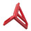 Rotes Aluminium-Winkelmesser-Quadrat 45/90 Lineal 13