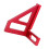 Rotes Aluminium-Winkelmesser-Quadrat 45/90 Lineal 12
