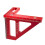 Rotes Aluminium-Winkelmesser-Quadrat 45/90 Lineal 15