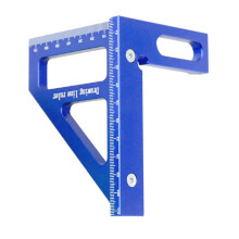 Équerre de menuiserie Rapporteur 45-90 Règle bleue N/A