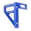 Équerre de menuiserie Rapporteur 45-90 Règle bleue N/A 1