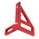 Rotes Aluminium-Winkelmesser-Quadrat 45/90 Lineal 14