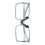 TR90 Gafas de billar Azul, Almohadilla nasal ajustable 9