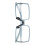 TR90 Gafas de billar Azul, Almohadilla nasal ajustable 7