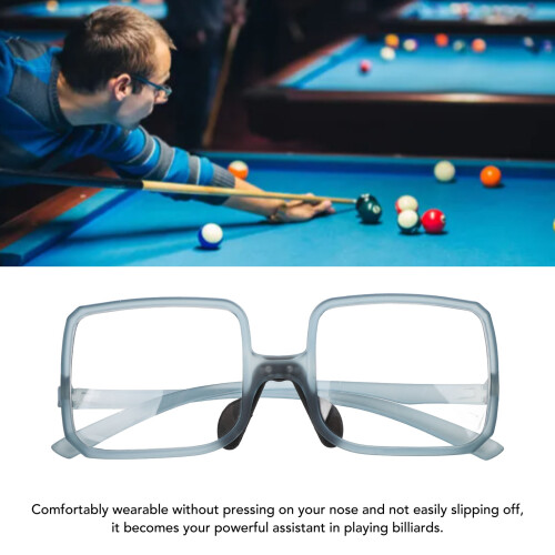 TR90 Gafas de billar Azul, Almohadilla nasal ajustable 2