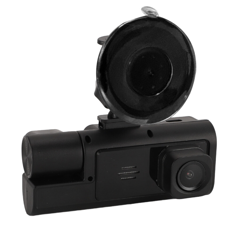 2in 1080HD 3-Channel Dash Cam, Loop Recording, Parking Monitoring-image-OPC-PJCQ98S-NEW