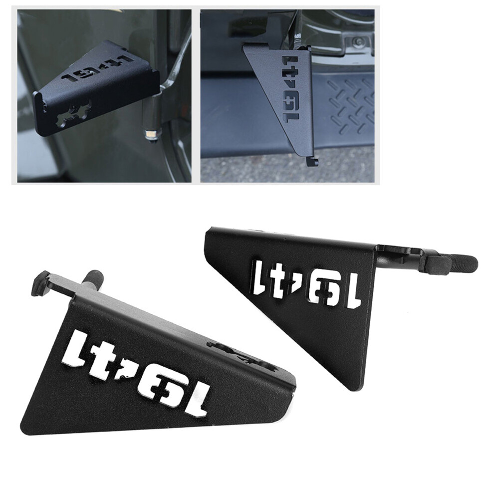 Iron Car Foot Peg Pedal For Jeep Wrangler Jl 2018+ Exterior Accessory Black 5041334130310