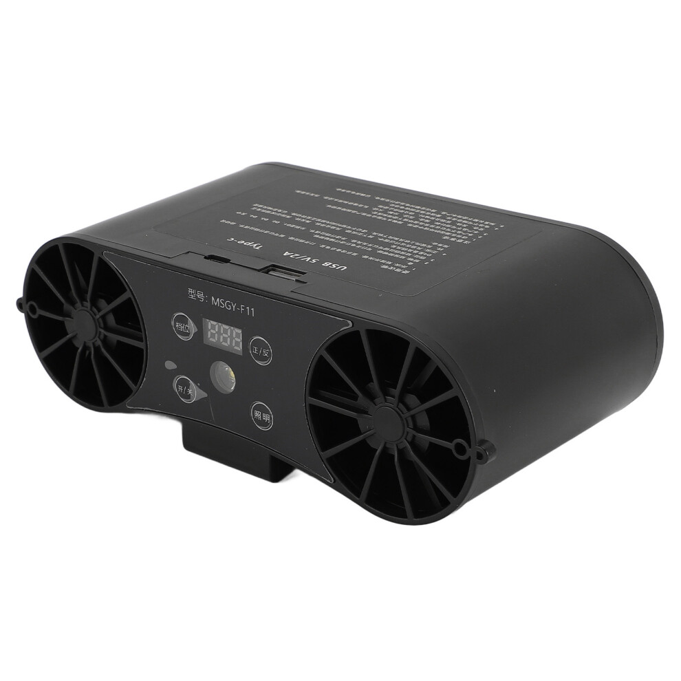 Waist Mounted USB Rechargeable Fan 20000mAh Digital Display for Summer Outdoor-image-OPC-PJCQ99M-NEW