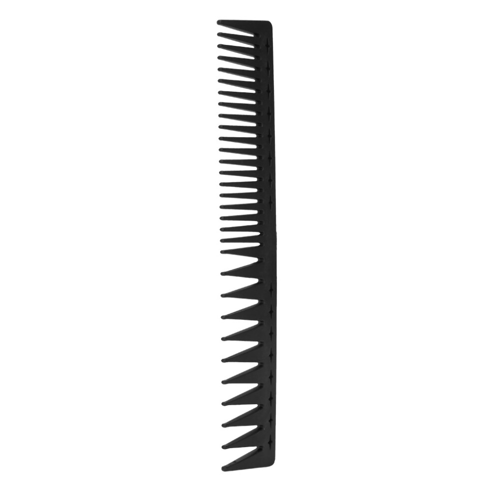 Anti Static Carbon Fiber Hair Comb - Heat Resistant Salon Tool, 20.3x3.3cm