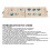 Set de Mancala en bois de pin, 22 x 13,5 x 3 cm 6